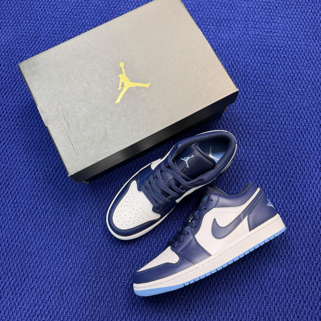AJ1Low低帮：蓝白市售最强低帮 天花板品质！市面唯一正确版本 全鞋正品原材料-404 尺码39-45