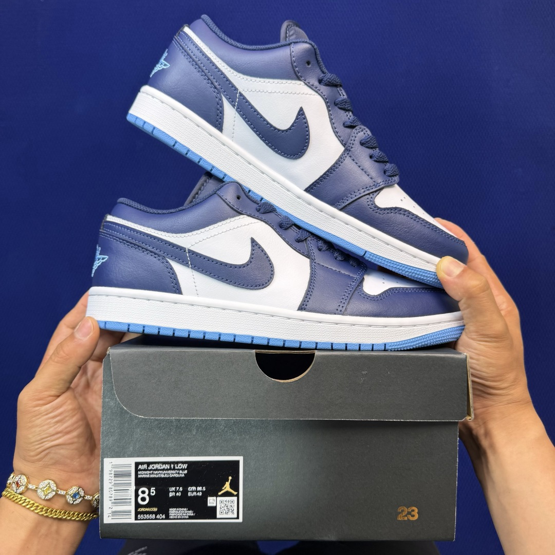 AJ1Low低帮：蓝白市售最强低帮 天花板品质！市面唯一正确版本 全鞋正品原材料-404 尺码39-45