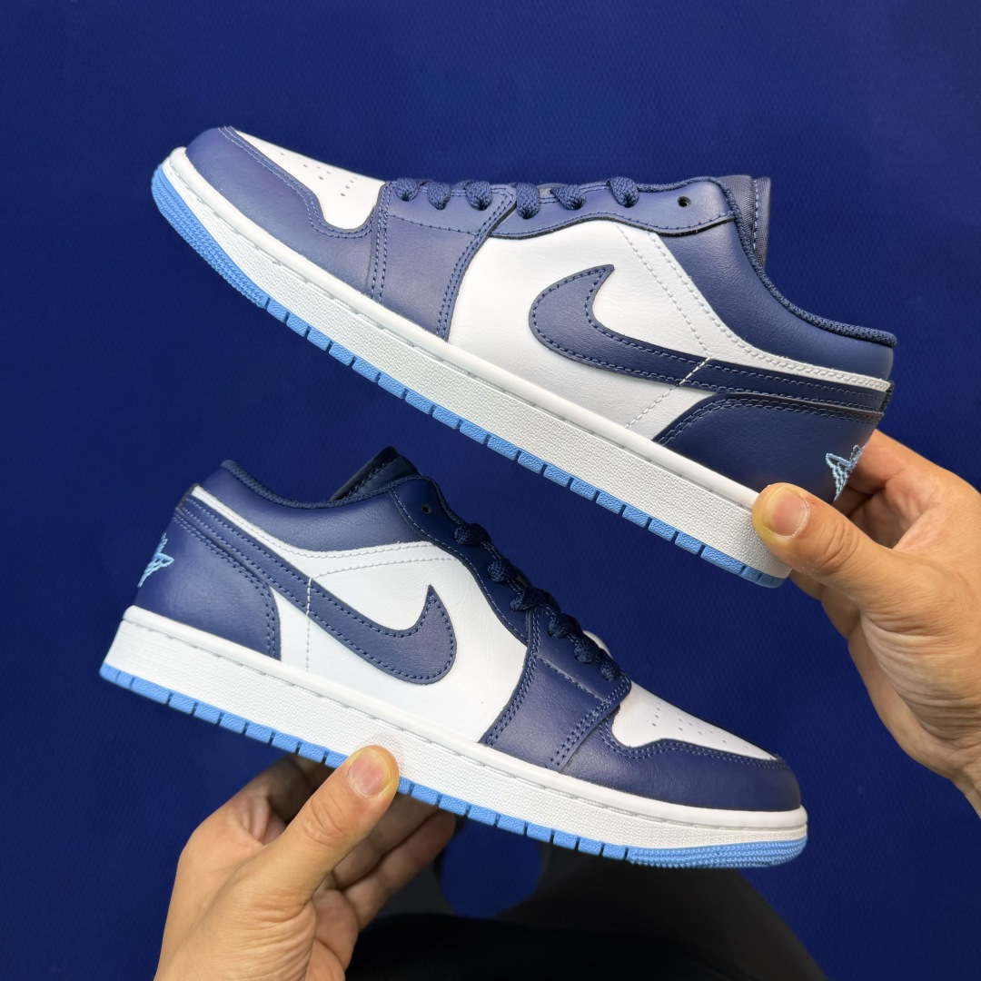 AJ1Low低帮：蓝白市售最强低帮 天花板品质！市面唯一正确版本 全鞋正品原材料-404 尺码39-45