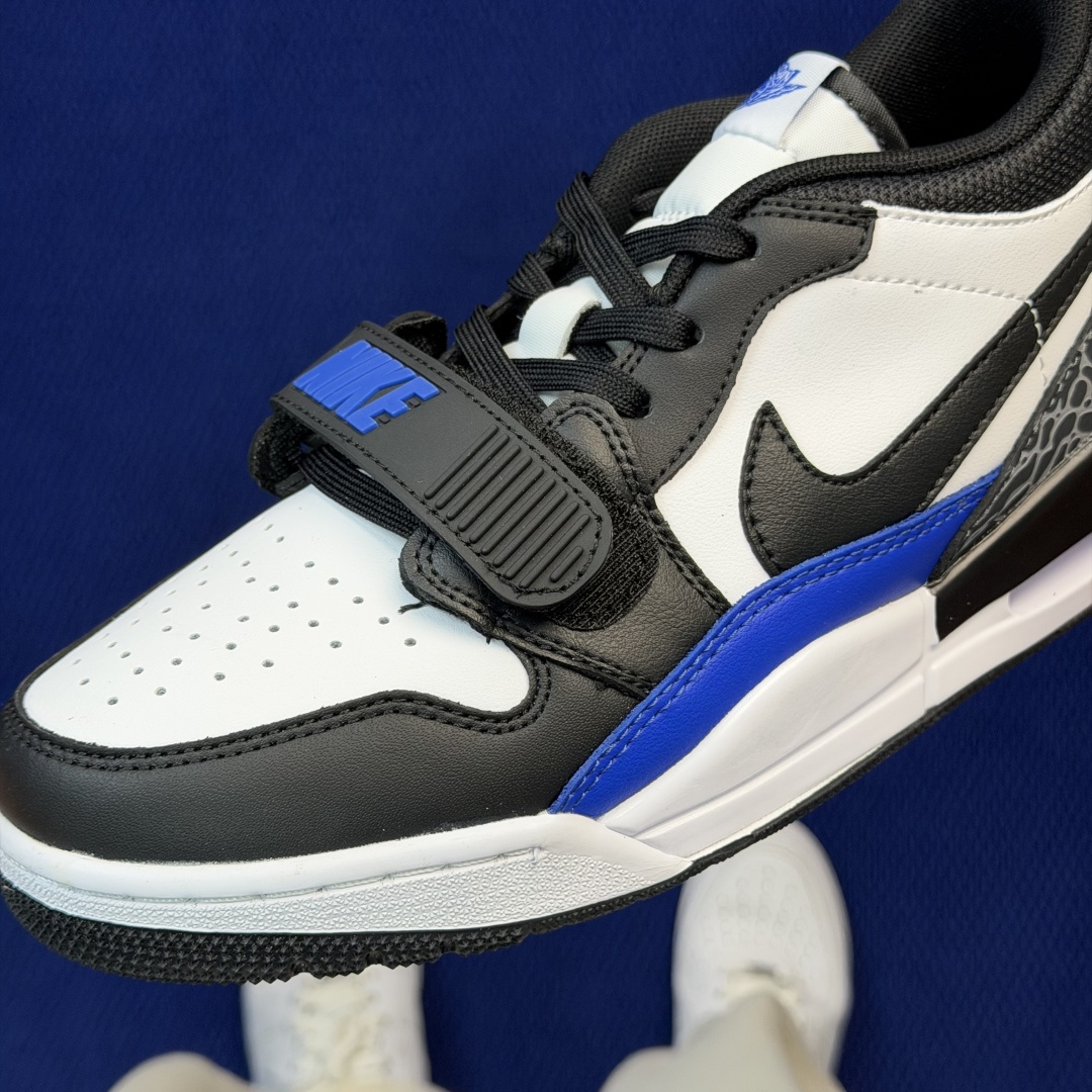 aj312系列 第104色！低帮 黑白蓝货号:CD7069-114 尺码:36-46带半码