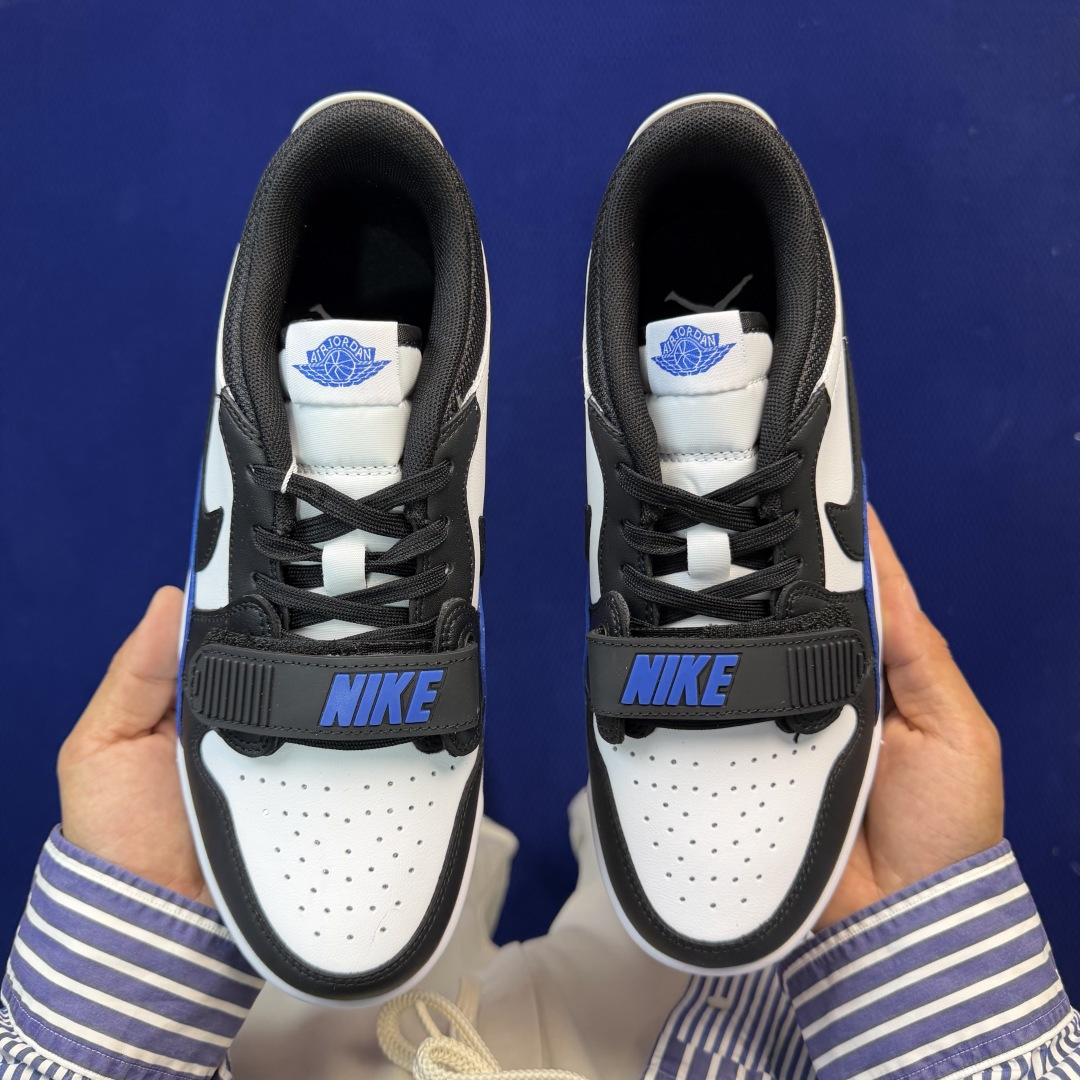 aj312系列 第104色！低帮 黑白蓝货号:CD7069-114 尺码:36-46带半码