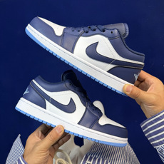 主推价格优势私DF版 顶级性价比低帮!第182色:蓝白Air Jordan AJ1 Low 低帮系列鞋型 主推价格优势私DF版 顶级性价比低帮!第182色:蓝白Air Jordan AJ1 Low 低帮系列鞋型