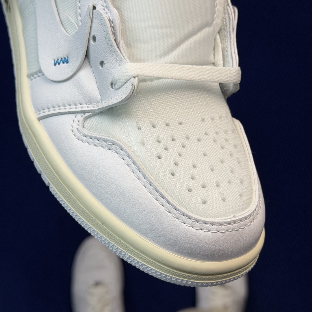 性价比头层aj1高帮！长期补货Nike Air Jordan 1 high第51色: OW联名白色 OF