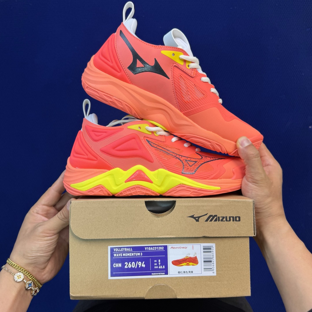外贸爆款 美津侬Momentum训练鞋 共9色！Mizuno Wave Momentum 3 货号：V1