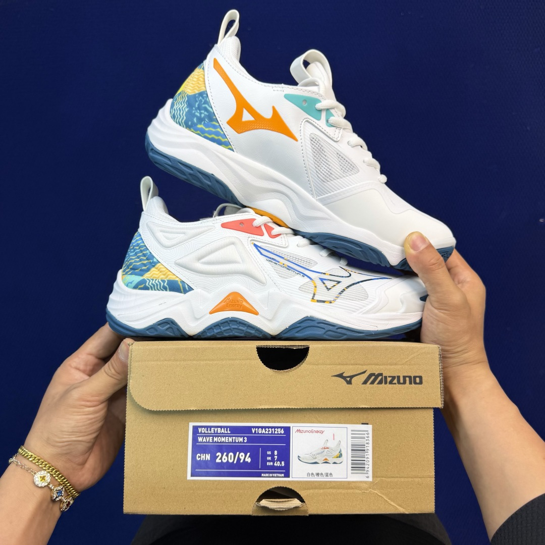 外贸爆款 美津侬Momentum训练鞋 共9色！Mizuno Wave Momentum 3 货号：V1