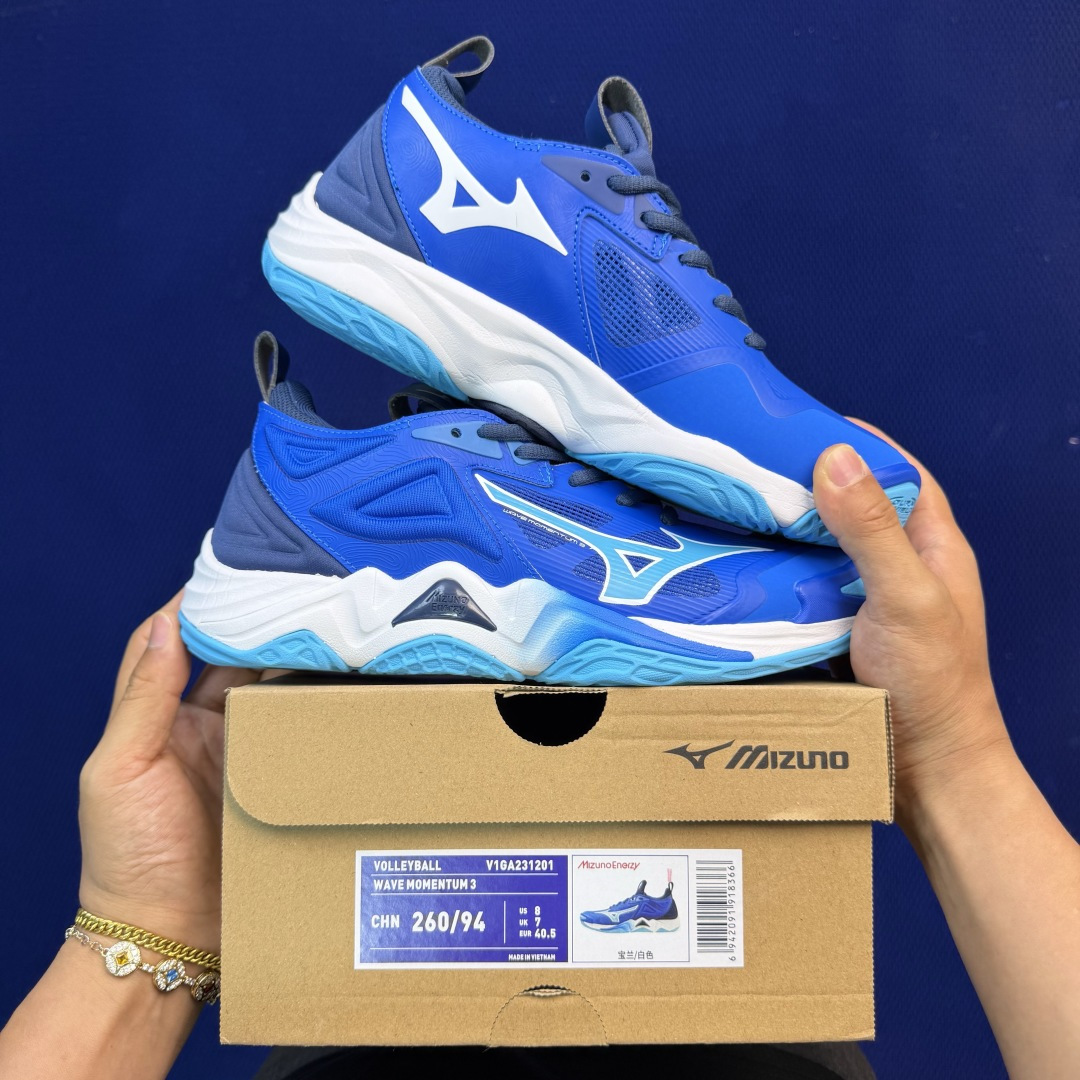 外贸爆款 美津侬Momentum训练鞋 共9色！Mizuno Wave Momentum 3 货号：V1