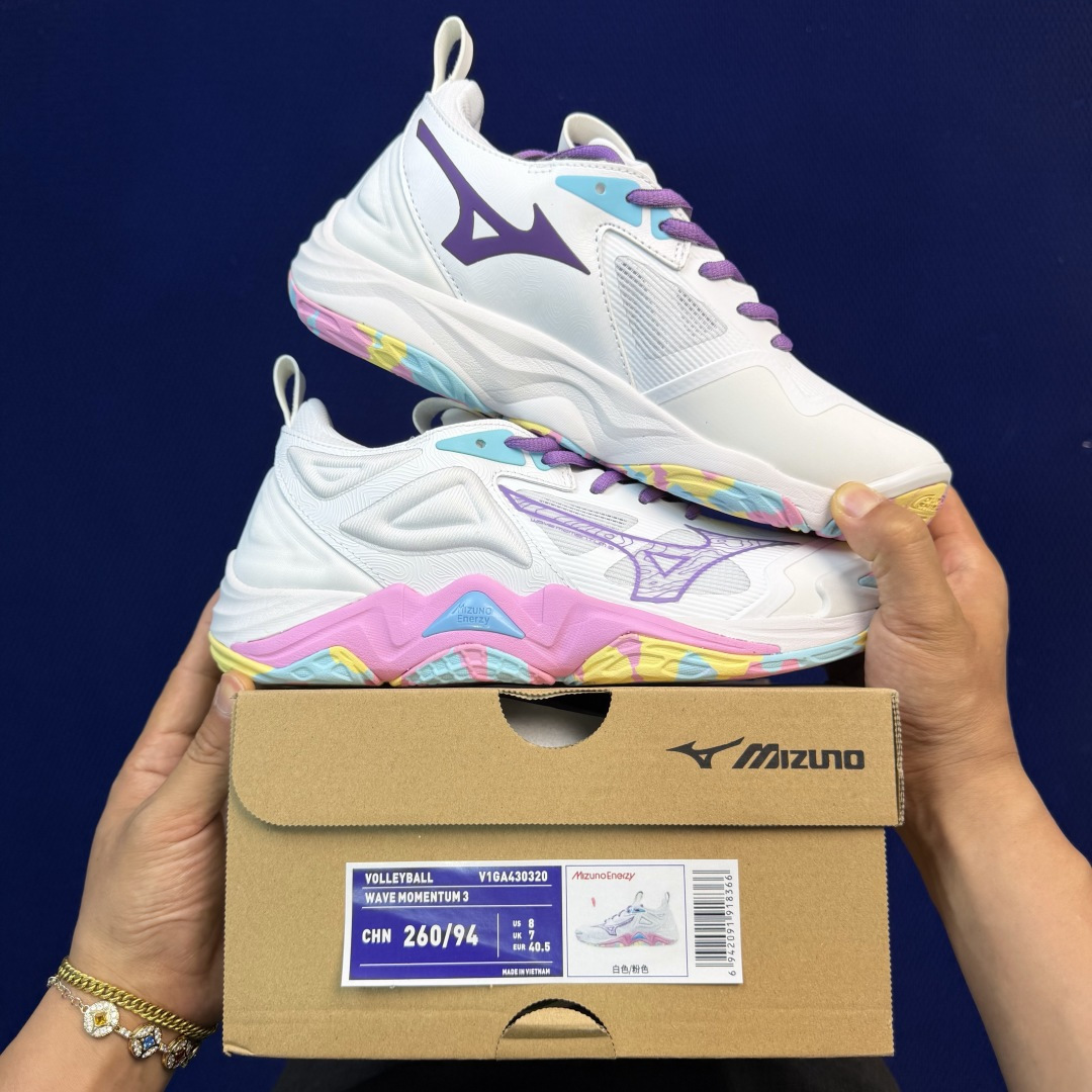 外贸爆款 美津侬Momentum训练鞋 共9色！Mizuno Wave Momentum 3 货号：V1