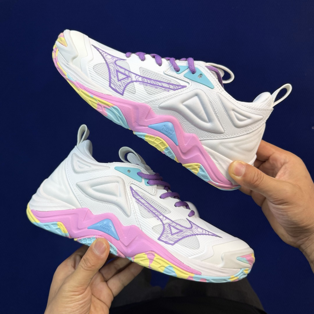 外贸爆款 美津侬Momentum训练鞋 共9色！Mizuno Wave Momentum 3 货号：V1