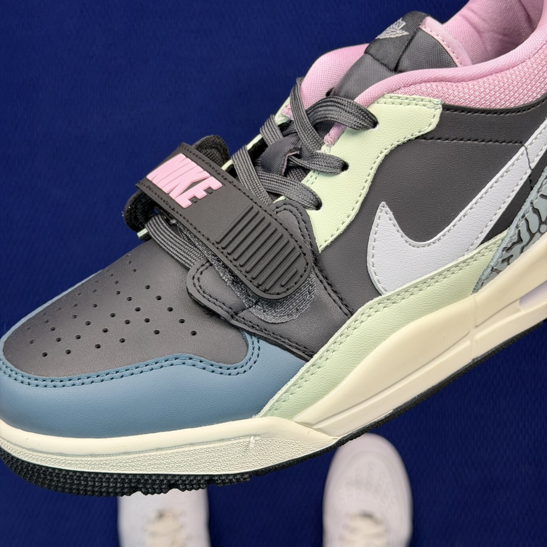 aj312系列 第105色！低帮 黑白蓝粉货号:CD7069-007 尺码:36-46带半码