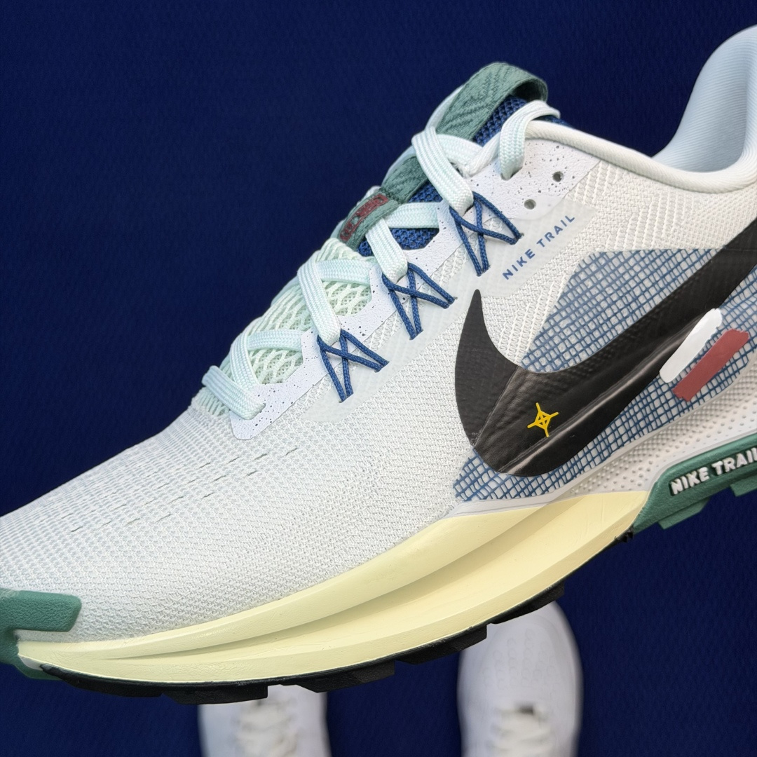 大厂纯原1:1！Nike Pegasus Trail 5 越野跑步鞋公司级 第2色:白绿货号：DV368