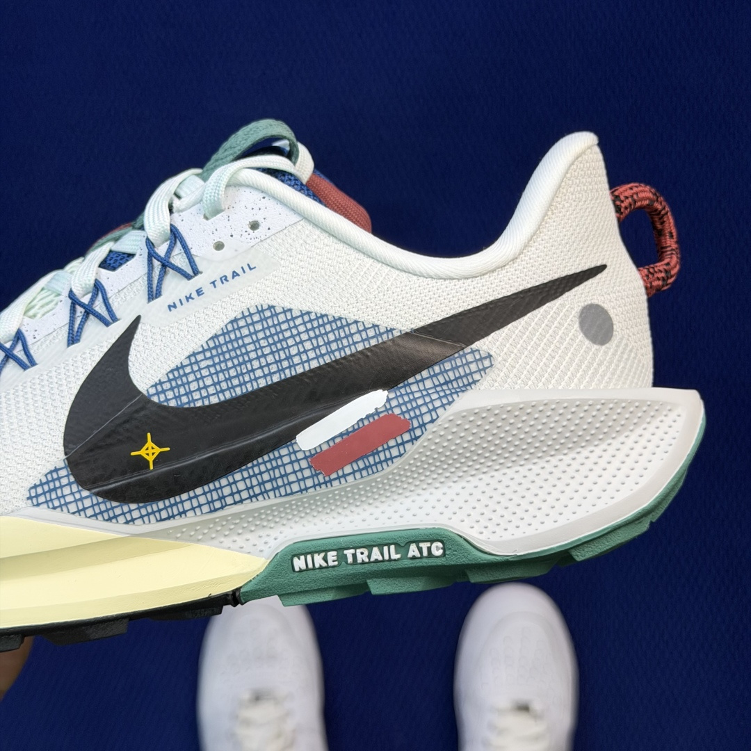 大厂纯原1:1！Nike Pegasus Trail 5 越野跑步鞋公司级 第2色:白绿货号：DV368
