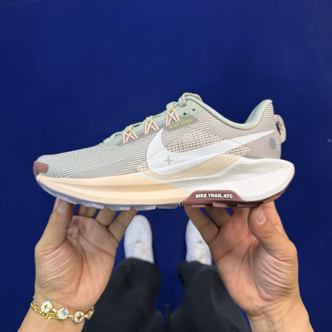 大厂纯原1:1！Nike Pegasus Trail 5 越野跑步鞋公司级 第7色:棕绿货号：DV386