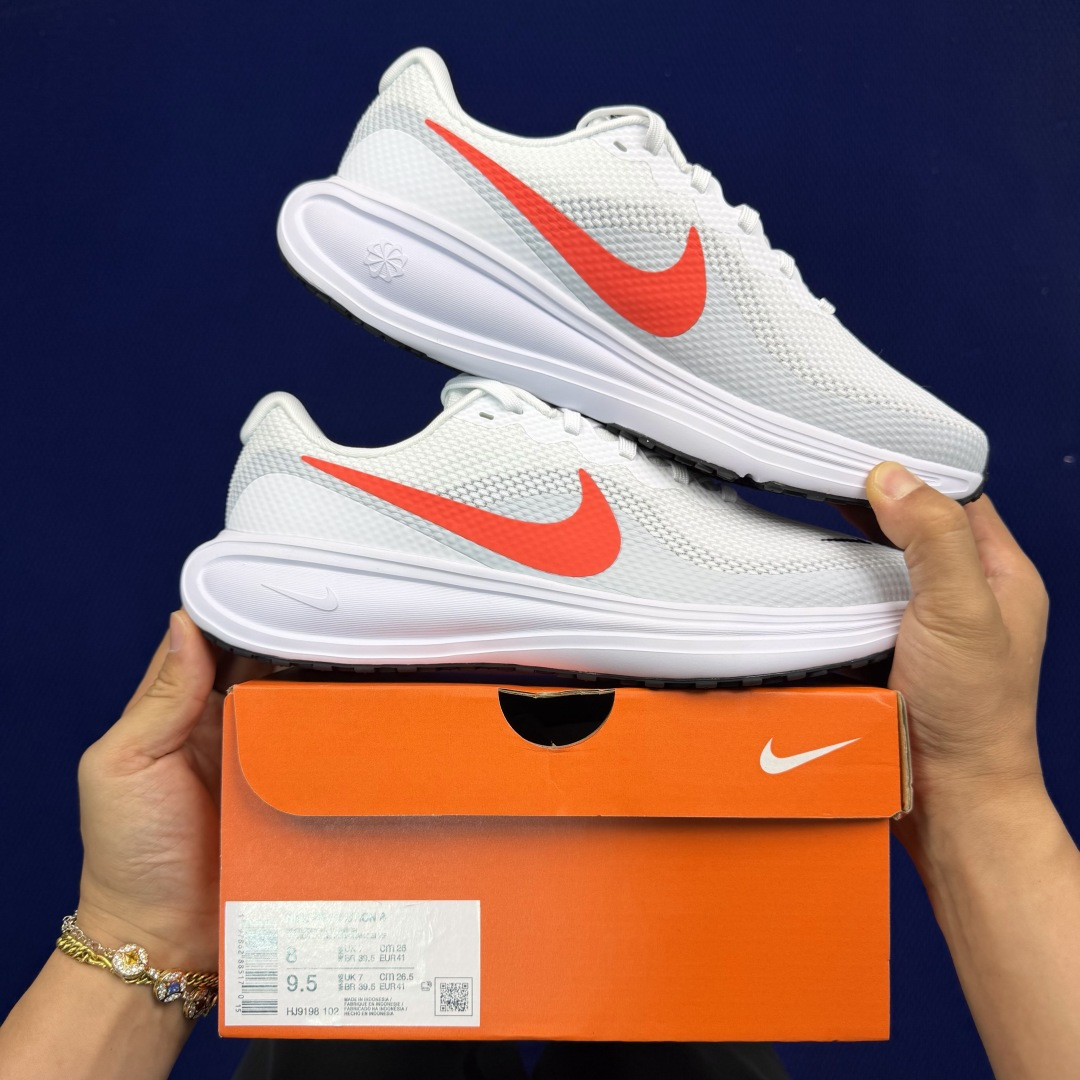 大厂纯原1:1！Nike REVOLUTION 8 跑步鞋公司级 第2色:白红货号：HJ9198-102