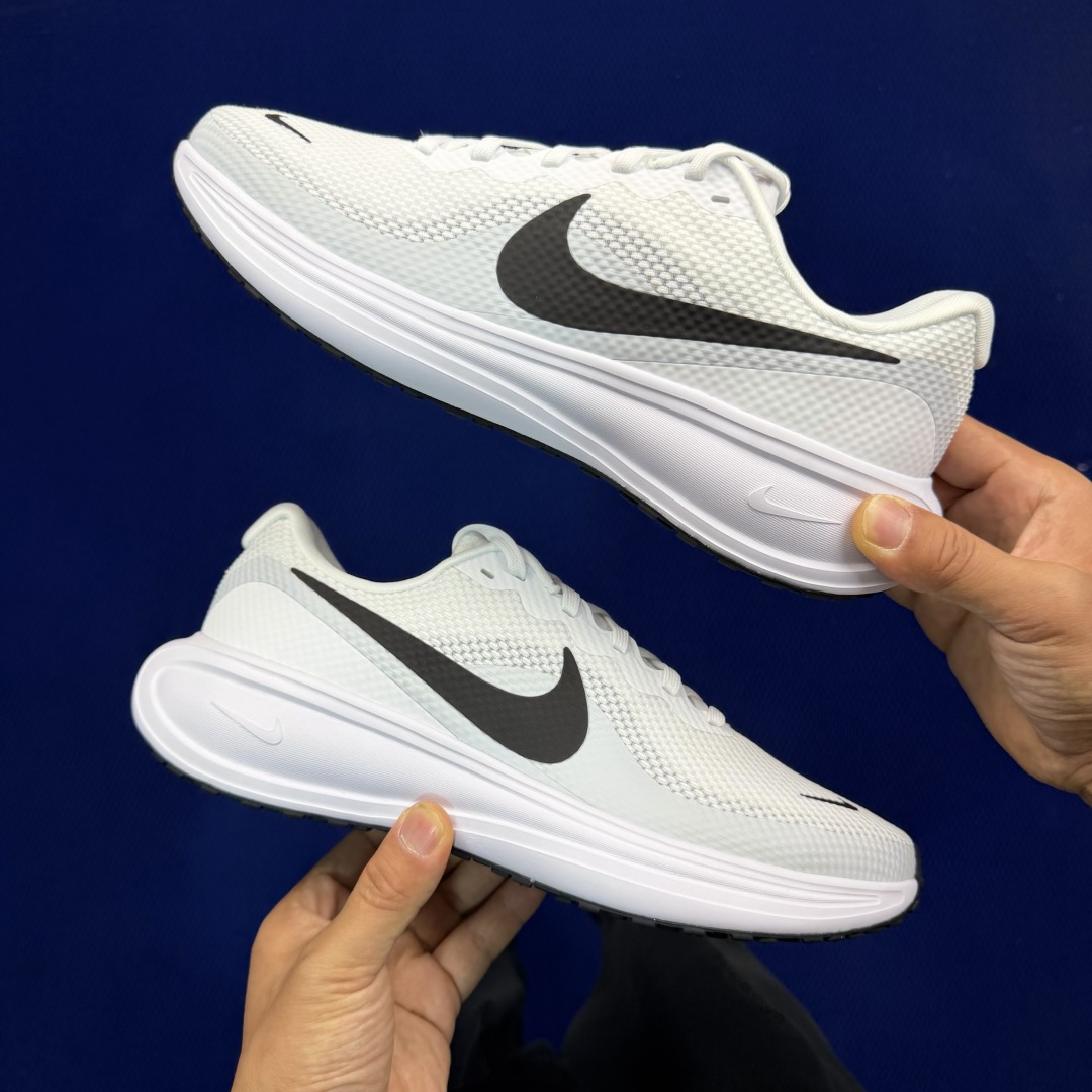 大厂纯原1:1！Nike REVOLUTION 8 跑步鞋公司级 第4色:白黑货号：HJ9198-001