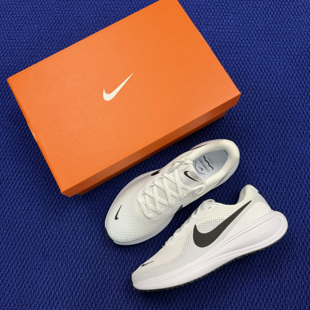 大厂纯原1:1！Nike REVOLUTION 8 跑步鞋公司级 第4色:白黑货号：HJ9198-001