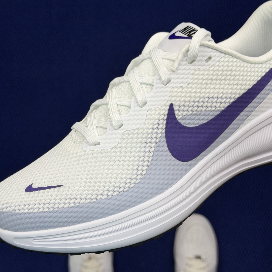 大厂纯原1:1！Nike REVOLUTION 8 跑步鞋公司级 第6色:白紫钩货号：HJ8485-10