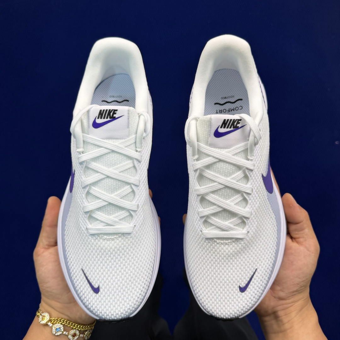 大厂纯原1:1！Nike REVOLUTION 8 跑步鞋公司级 第6色:白紫钩货号：HJ8485-10