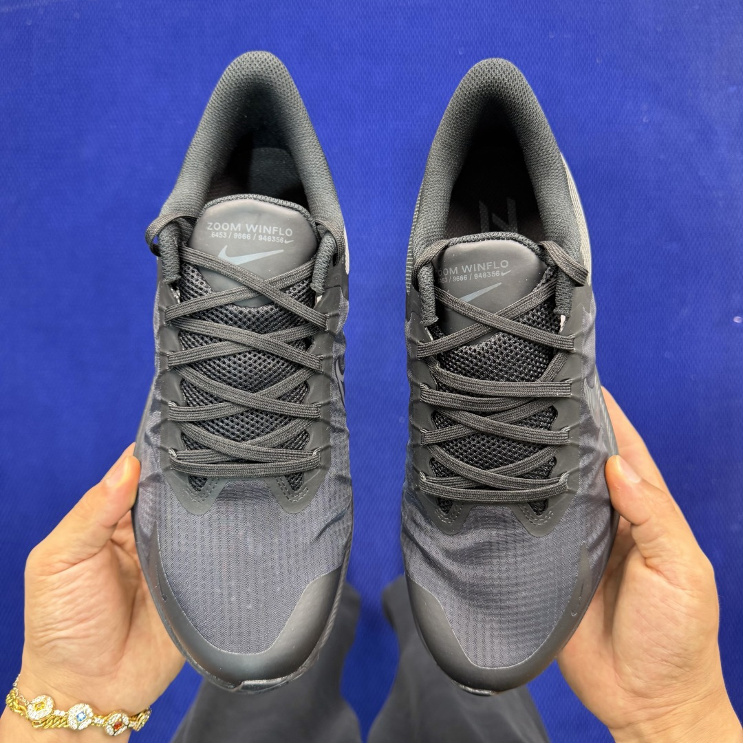 大厂纯原1:1！Nike Zoom Winflo 8 跑步鞋公司级 第4色: 黑武士货号：CW3419-