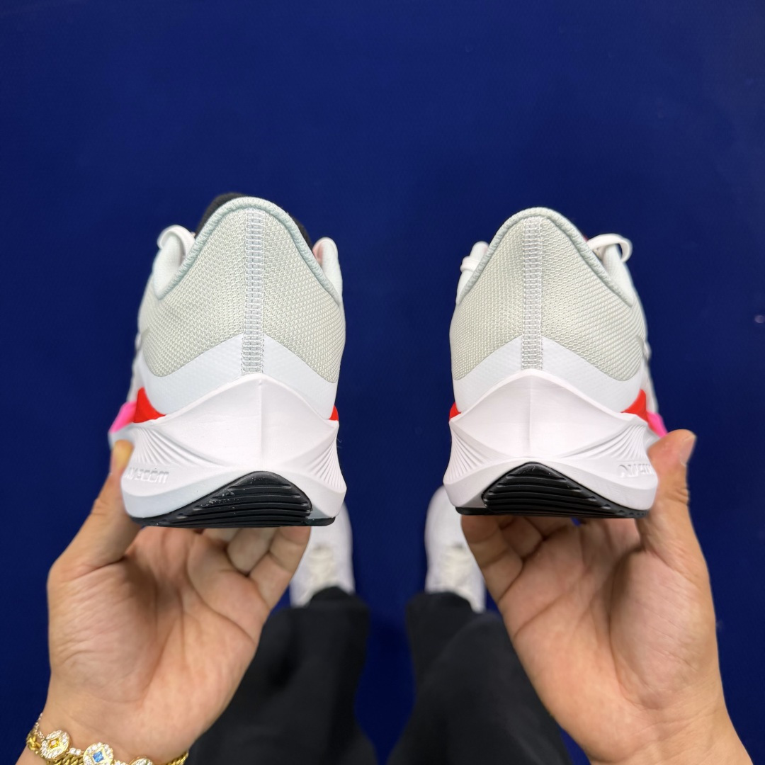 大厂纯原1:1！Nike Zoom Winflo 8 跑步鞋公司级 第6色: 白红货号：CW3419-1