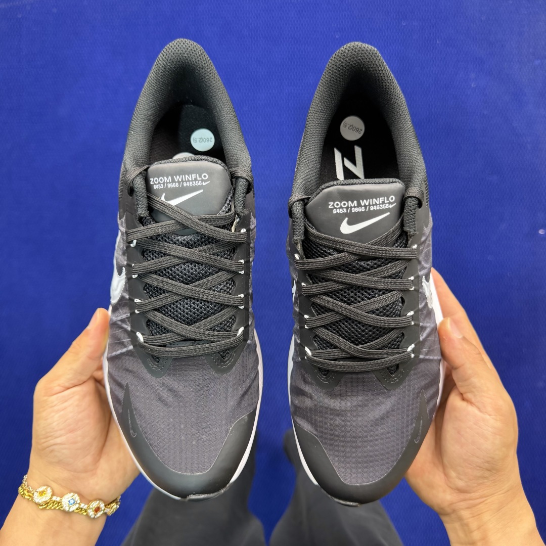 大厂纯原1:1！Nike Zoom Winflo 8 跑步鞋公司级 第8色: 黑白货号：CW3419-0