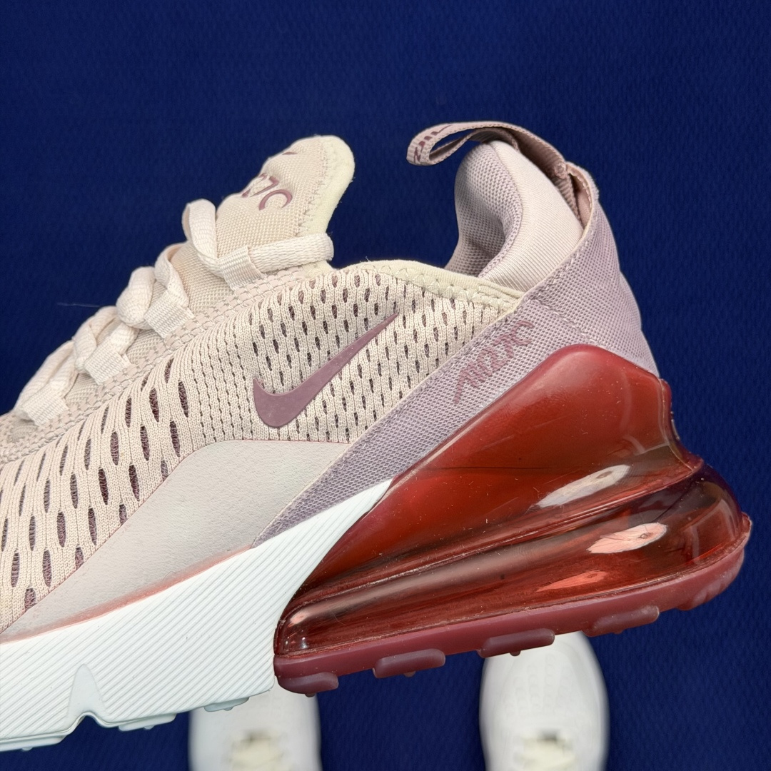 大厂纯原1:1！Nike Air Max 270 低帮气垫跑鞋max270 第4色:粉紫货号：AH678