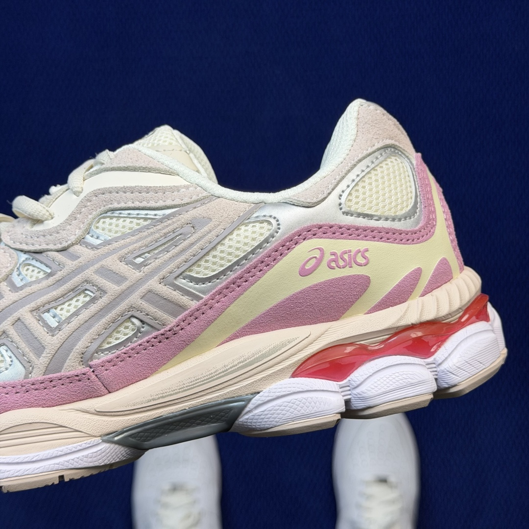 亚瑟士ASICS GEL-NYC系列 复古休闲鞋第6色:1203A571-100粉红色尺码：36-46带