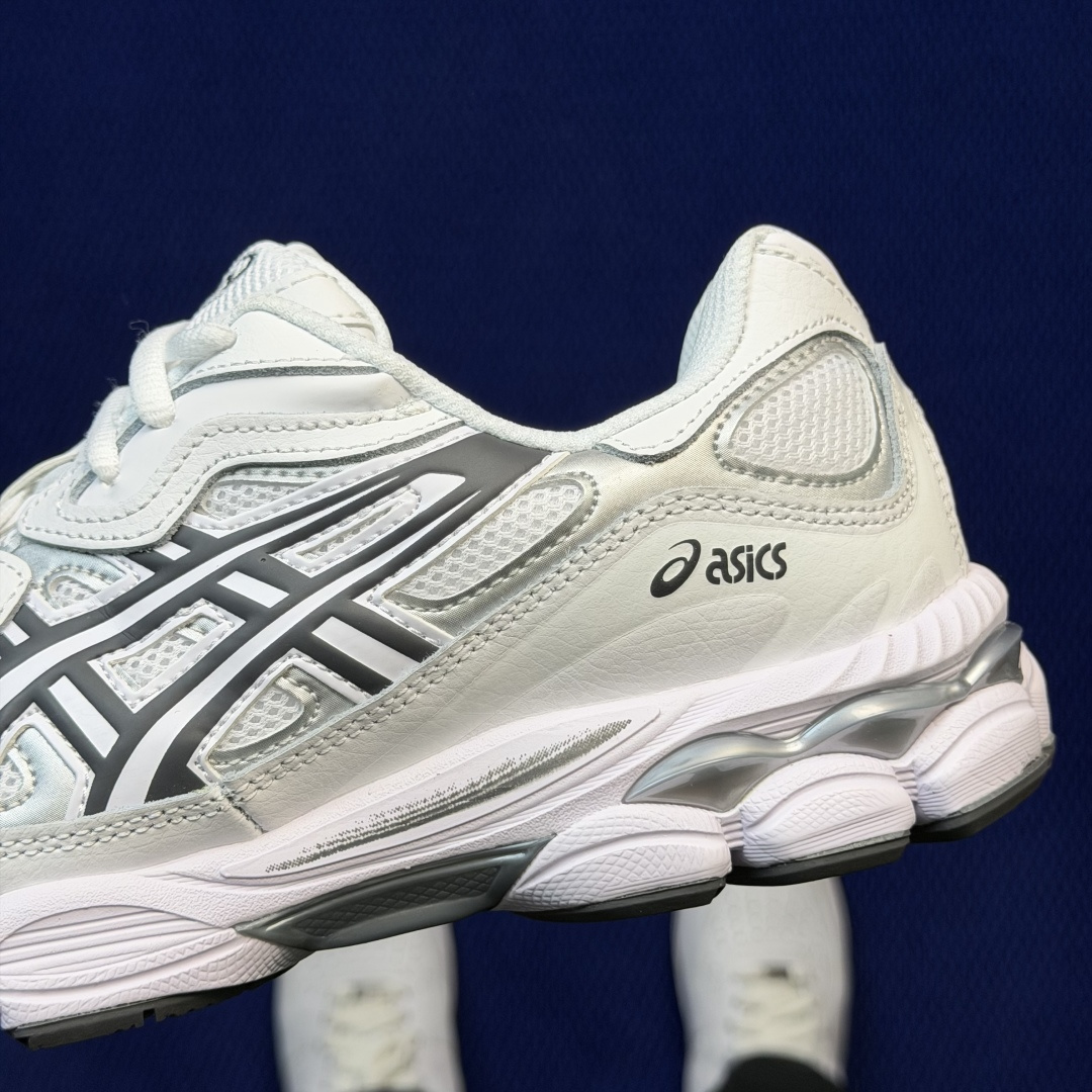 亚瑟士ASICS GEL-NYC系列 复古休闲鞋第8色:1203A816-101 白灰标尺码：36-46