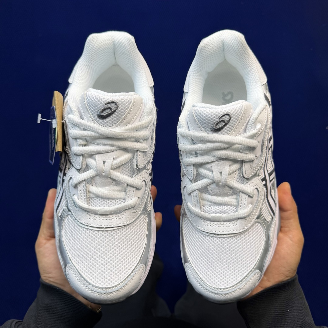 亚瑟士ASICS GEL-NYC系列 复古休闲鞋第8色:1203A816-101 白灰标尺码：36-46