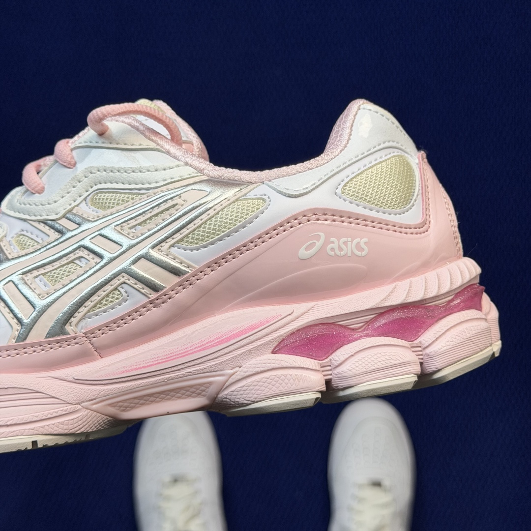 亚瑟士ASICS GEL-NYC系列 复古休闲鞋第10色:1203A571-100 白粉尺码：36-46