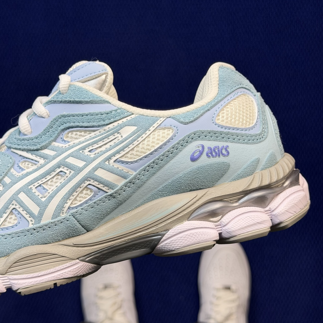亚瑟士ASICS GEL-NYC系列 复古休闲鞋第9色:1203A383-107 淡蓝尺码：36-46带