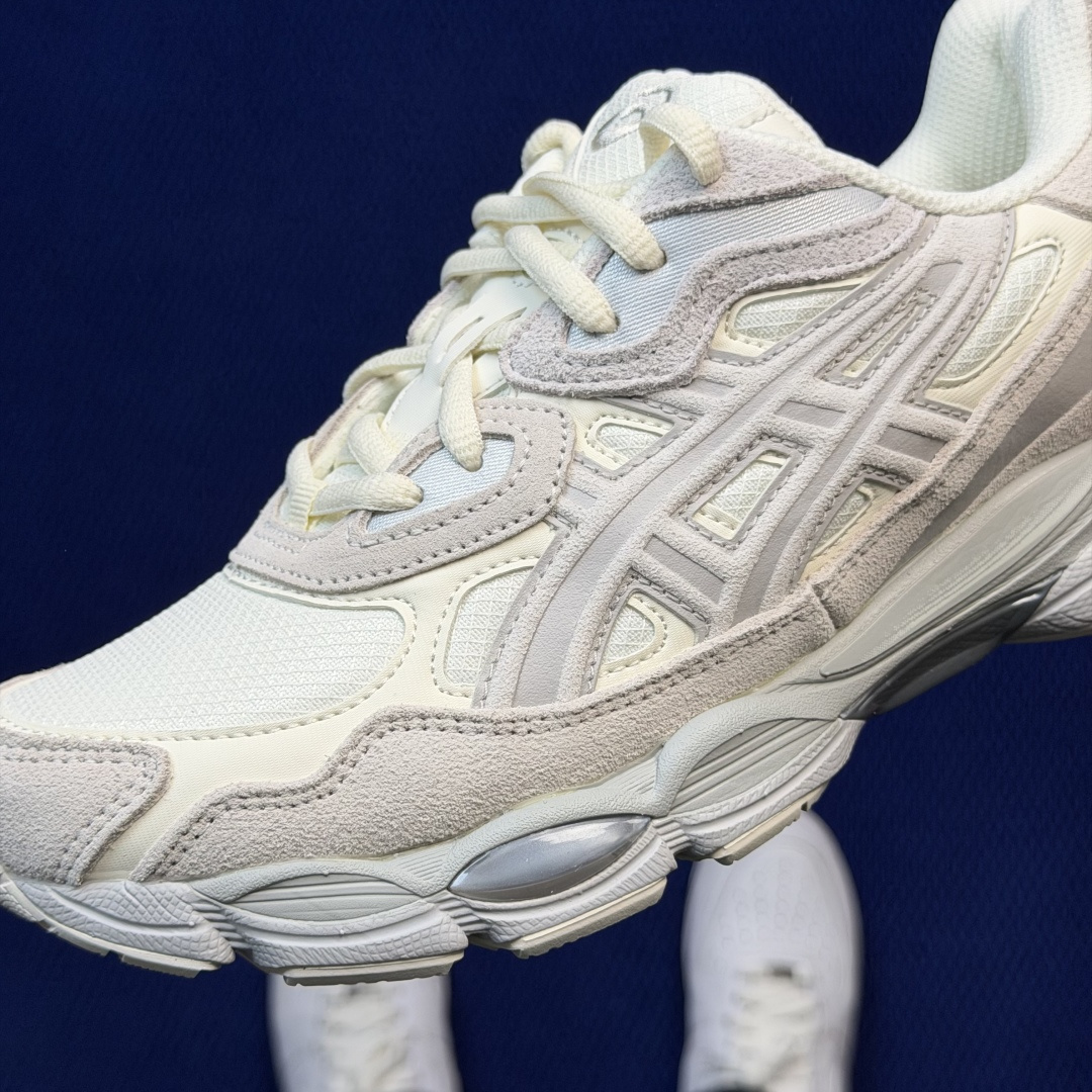 亚瑟士ASICS GEL-NYC系列 复古休闲鞋第11色:1203A739-100白灰尺码：36-46带