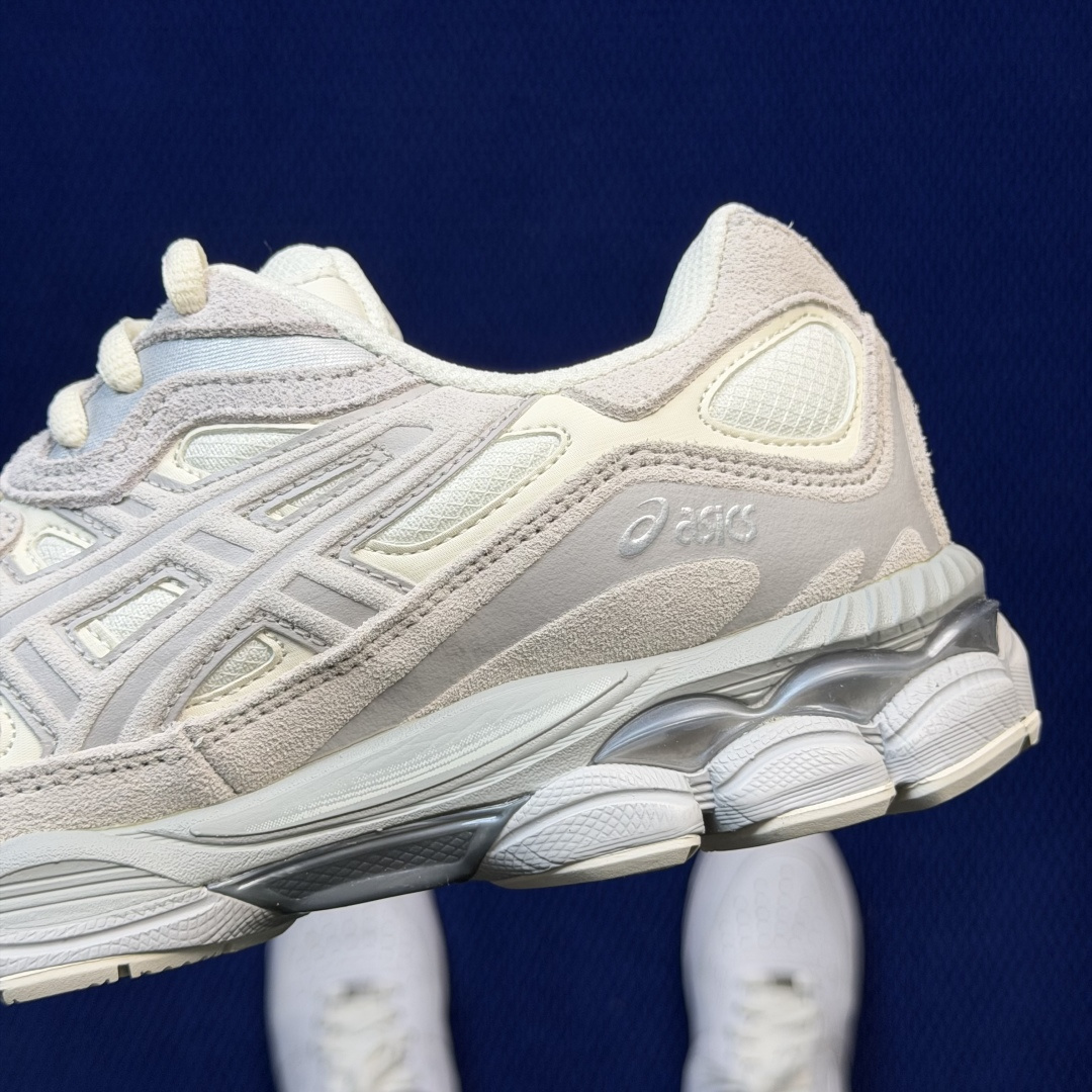 亚瑟士ASICS GEL-NYC系列 复古休闲鞋第11色:1203A739-100白灰尺码：36-46带