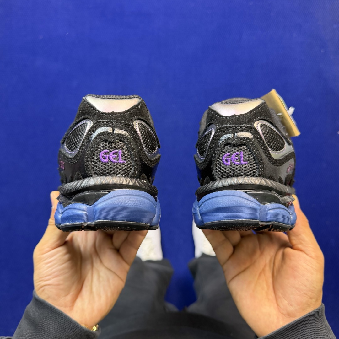 亚瑟士ASICS GEL-NYC系列 复古休闲鞋第12色:1203A616-001 黑蓝尺码：36-46
