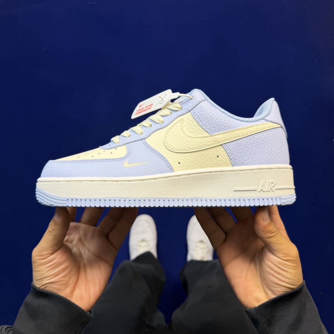 3A空军！第639色：蓝米色Nike Air Force 1 Low百分百原鞋开发！PT市场真正匠心空军