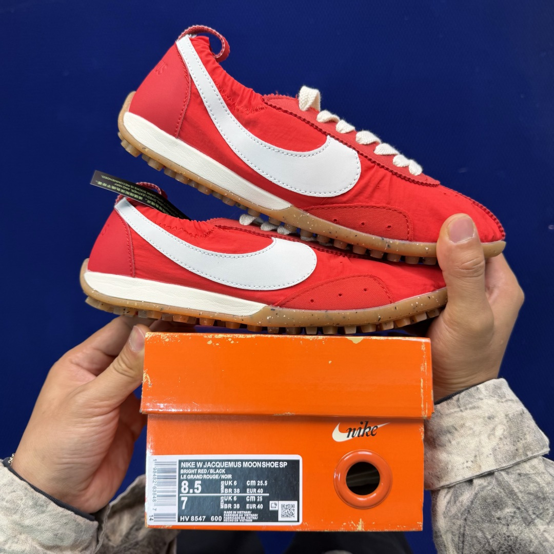 联名款薄底华夫鞋！Jacquemus x Nike Moon Shoe SP正确RB+MD组合大底！货号