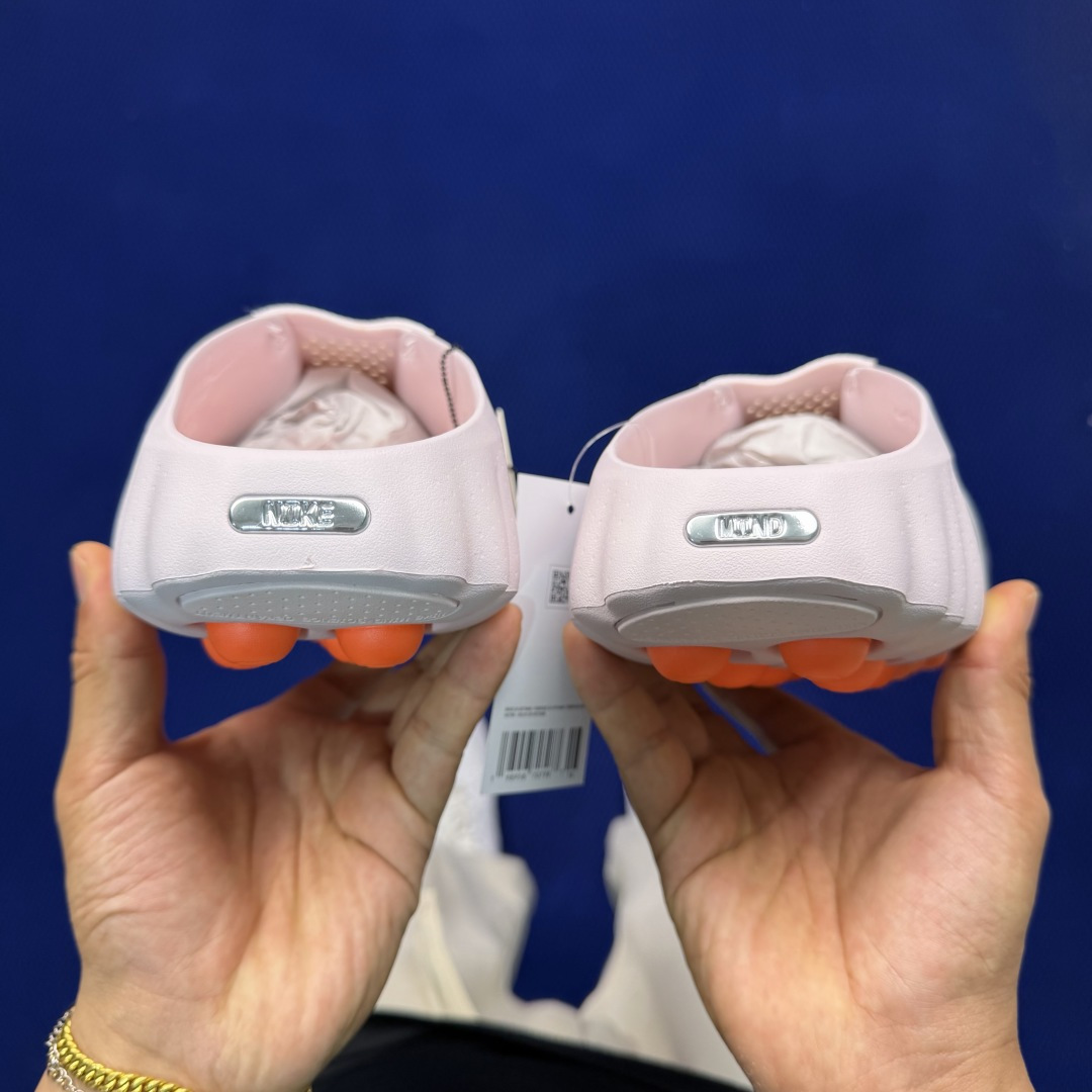 RL正确版出货‼️Nike Mind 001拖鞋 珍珠粉神经科学足底按摩包头拖鞋绿X可直接扫码，外贸爆款