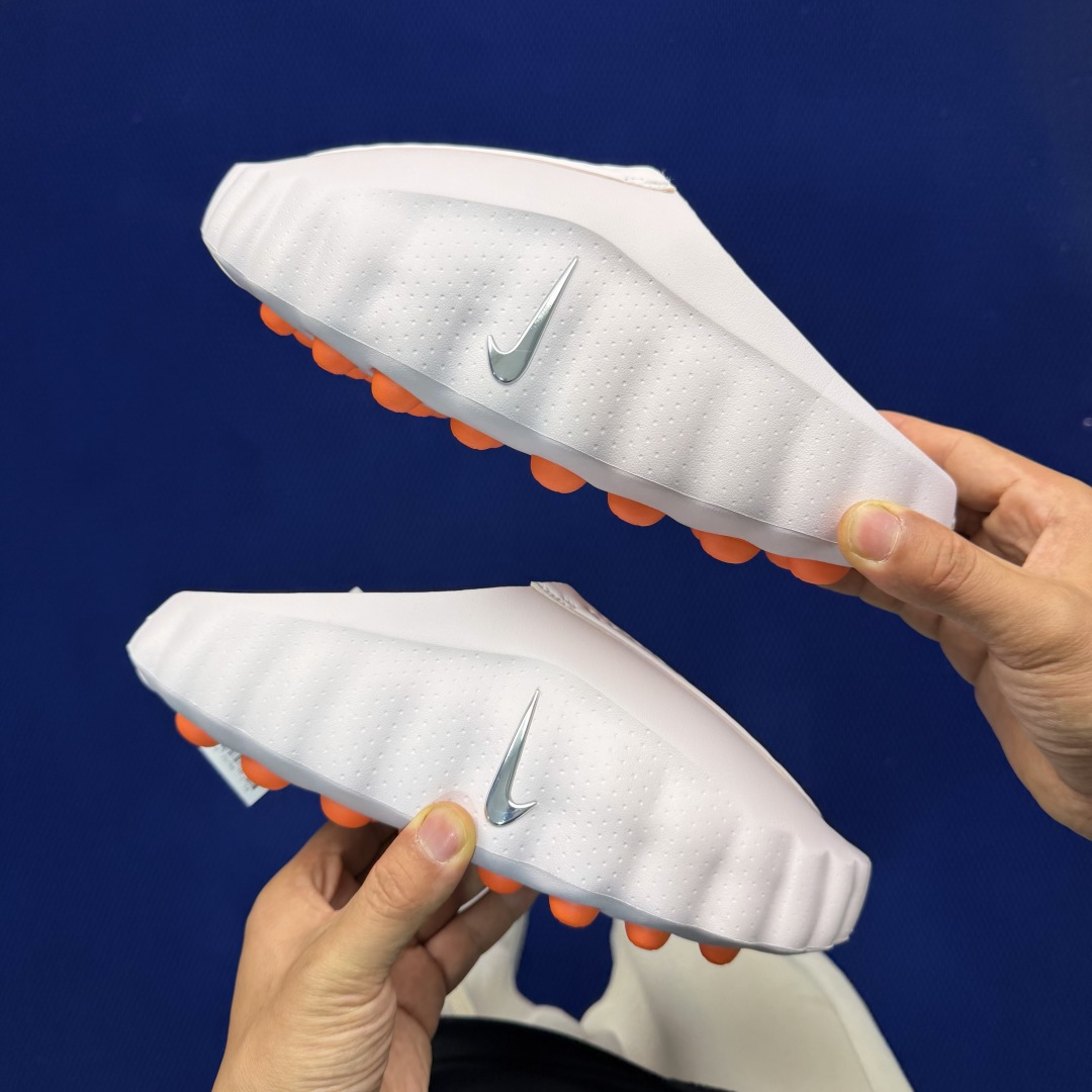 RL正确版出货‼️Nike Mind 001拖鞋 珍珠粉神经科学足底按摩包头拖鞋绿X可直接扫码，外贸爆款