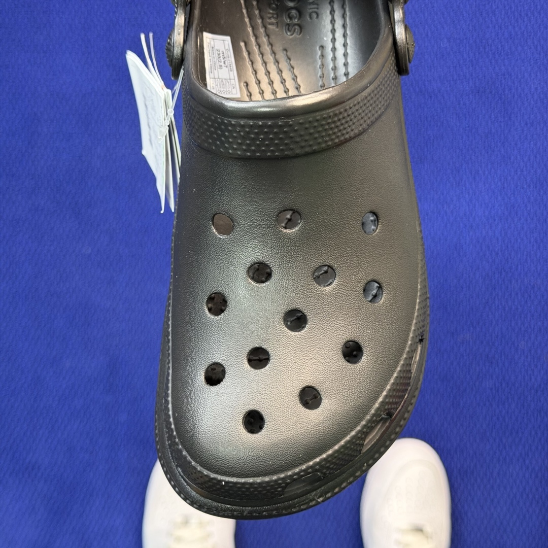 Crocs卡骆驰 洞洞鞋 运动泡芙4色原厂数据复模，双层注塑黑色 尺码：M3-M7 / 34-40M3=