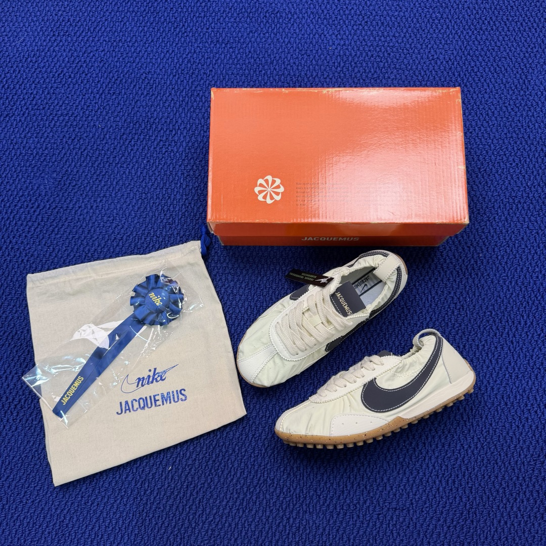 联名款薄底华夫鞋！Jacquemus x Nike Moon Shoe SP正确RB+MD组合大底！货号
