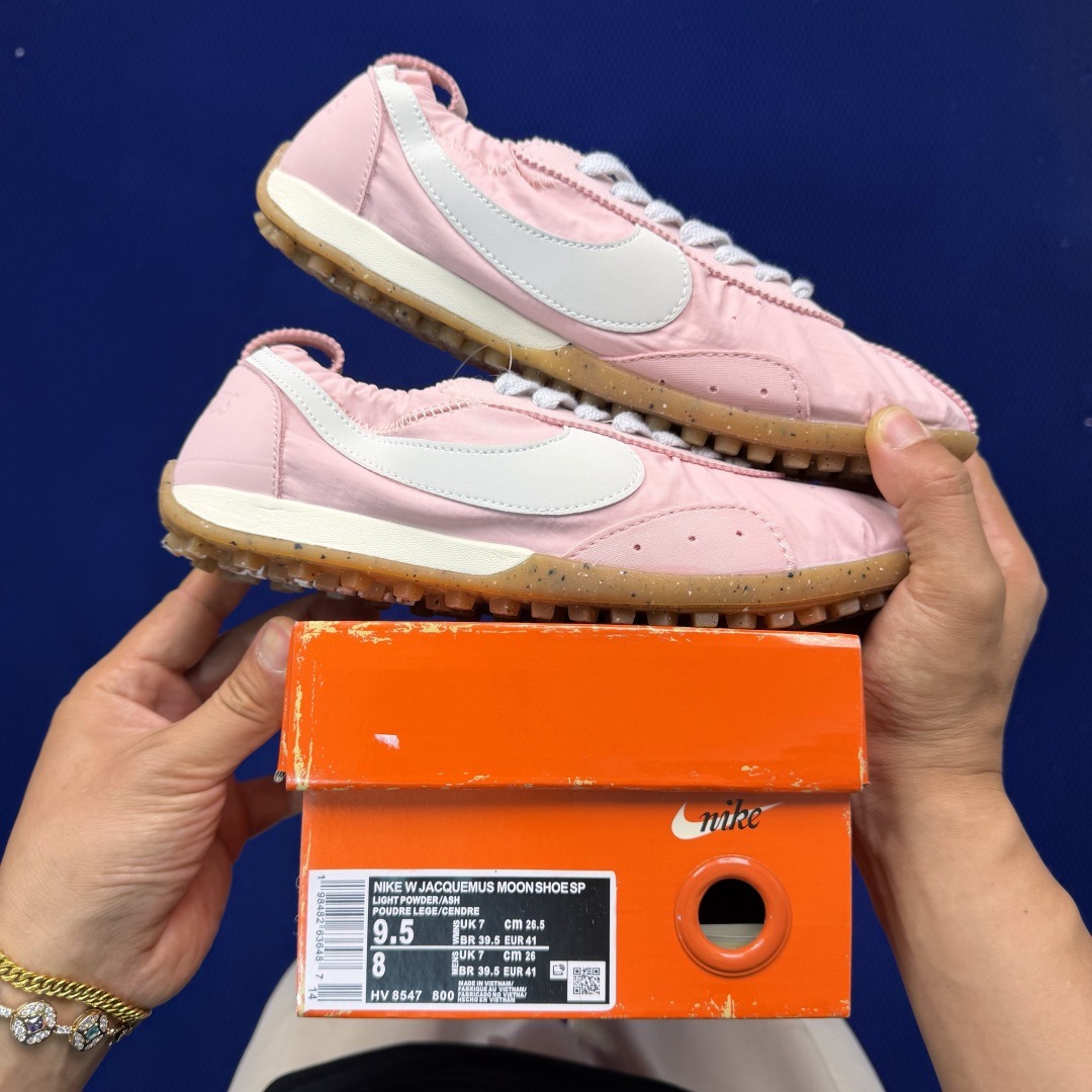 联名款薄底华夫鞋！Jacquemus x Nike Moon Shoe SP正确RB+MD组合大底！货号