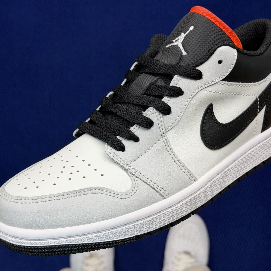 AJ1Low低帮：白黑色市售最强低帮 天花板品质！市面唯一正确版本 全鞋正品原材料-045 尺码40-4