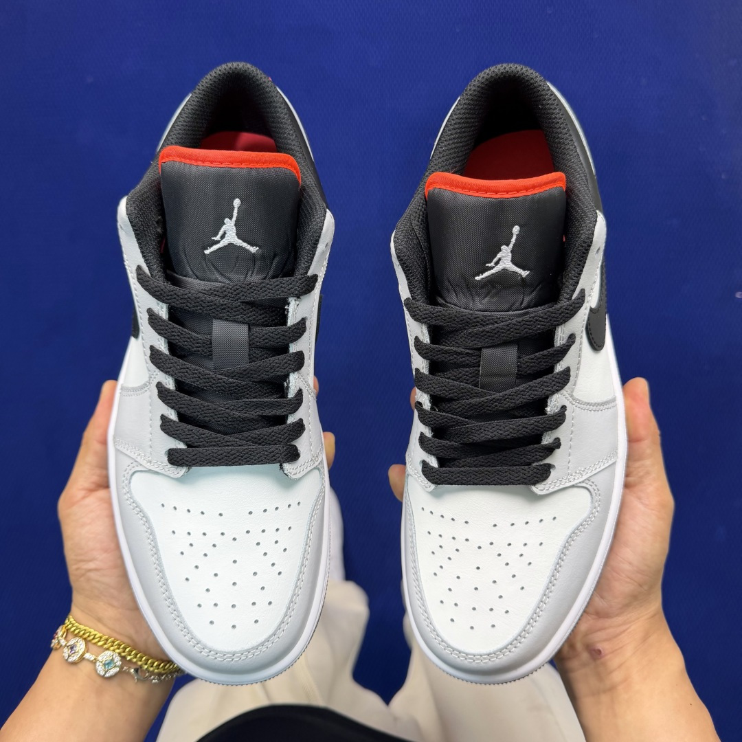 AJ1Low低帮：白黑色市售最强低帮 天花板品质！市面唯一正确版本 全鞋正品原材料-045 尺码40-4