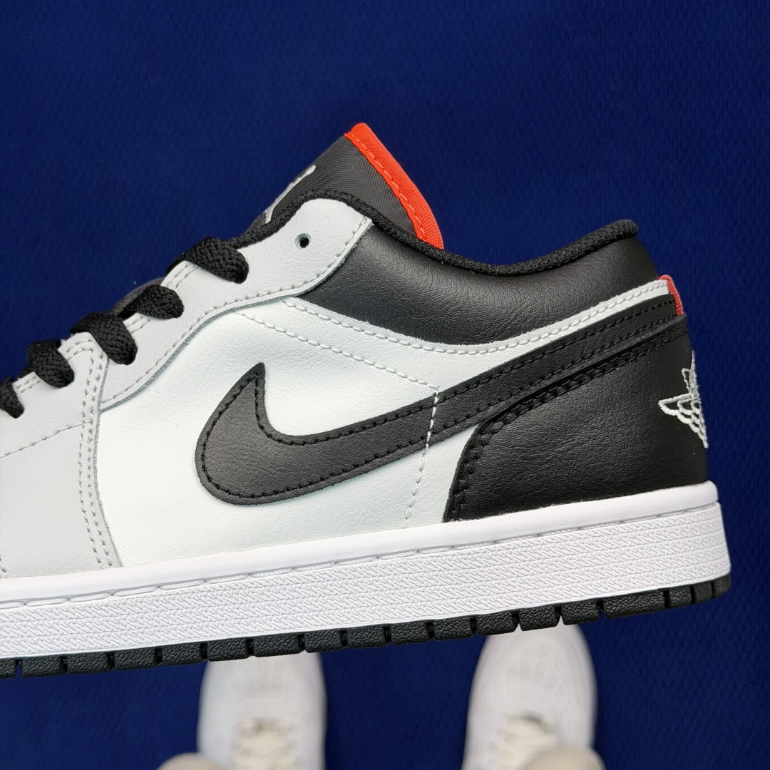 AJ1Low低帮：白黑色市售最强低帮 天花板品质！市面唯一正确版本 全鞋正品原材料-045 尺码40-4
