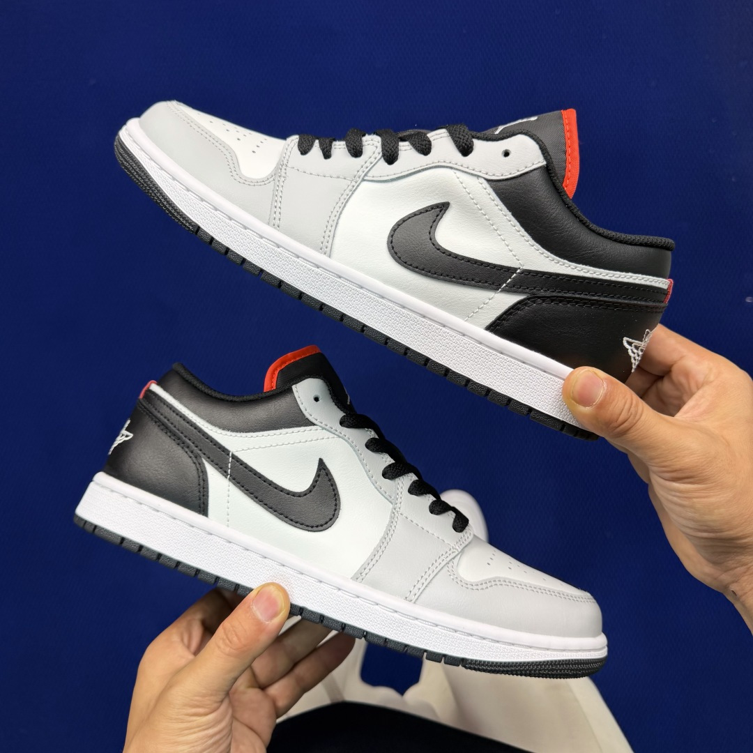 AJ1Low低帮：白黑色市售最强低帮 天花板品质！市面唯一正确版本 全鞋正品原材料-045 尺码40-4