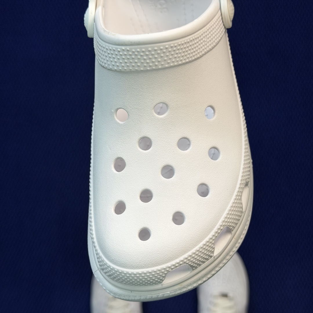 Crocs卡骆驰 洞洞鞋 运动泡芙4色原厂数据复模，双层注塑白色 尺码：M3-M7 / 34-40M3=