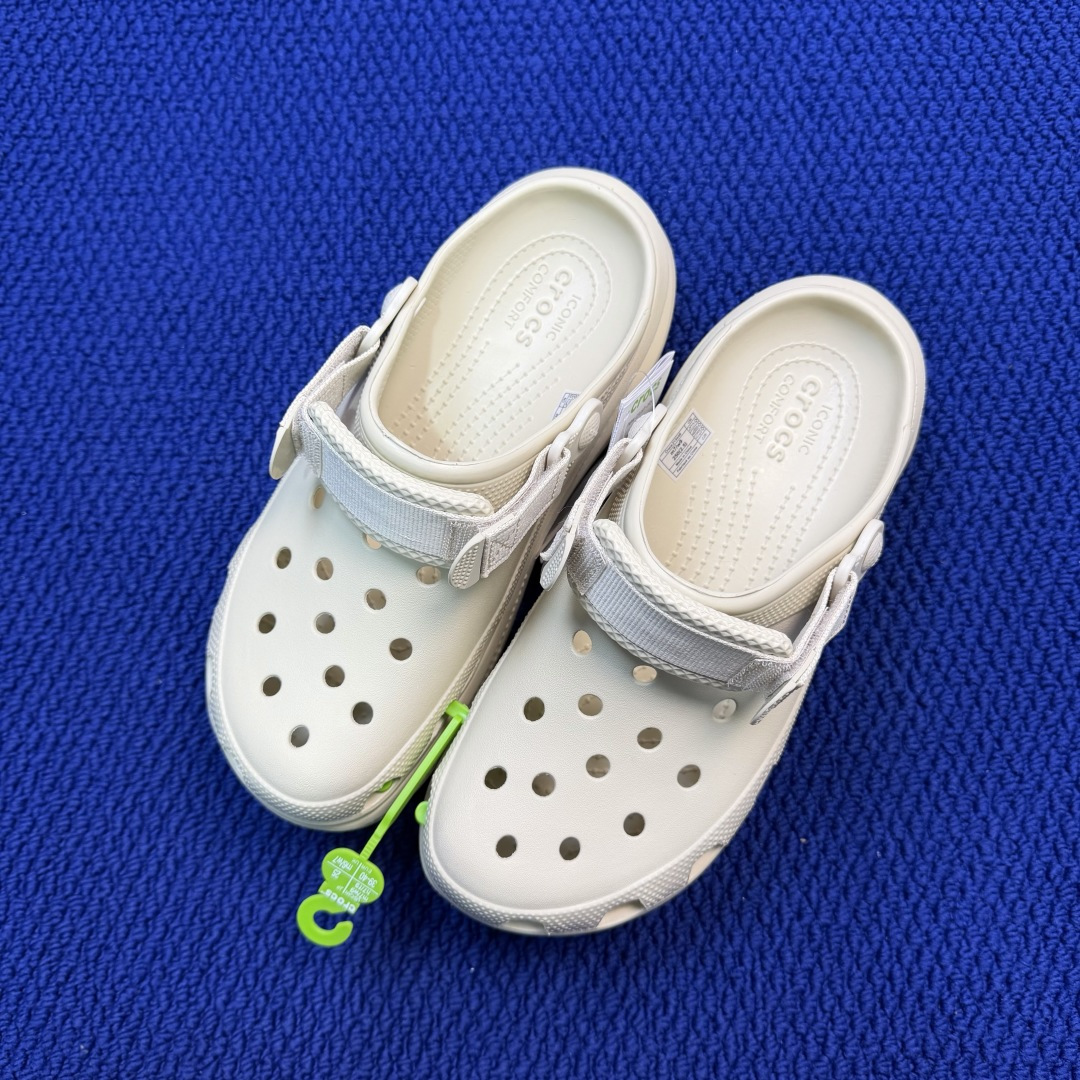 Crocs卡骆驰 洞洞鞋 运动泡芙4色原厂数据复模，双层注塑骨白 尺码：M3-M7 / 34-40M3=