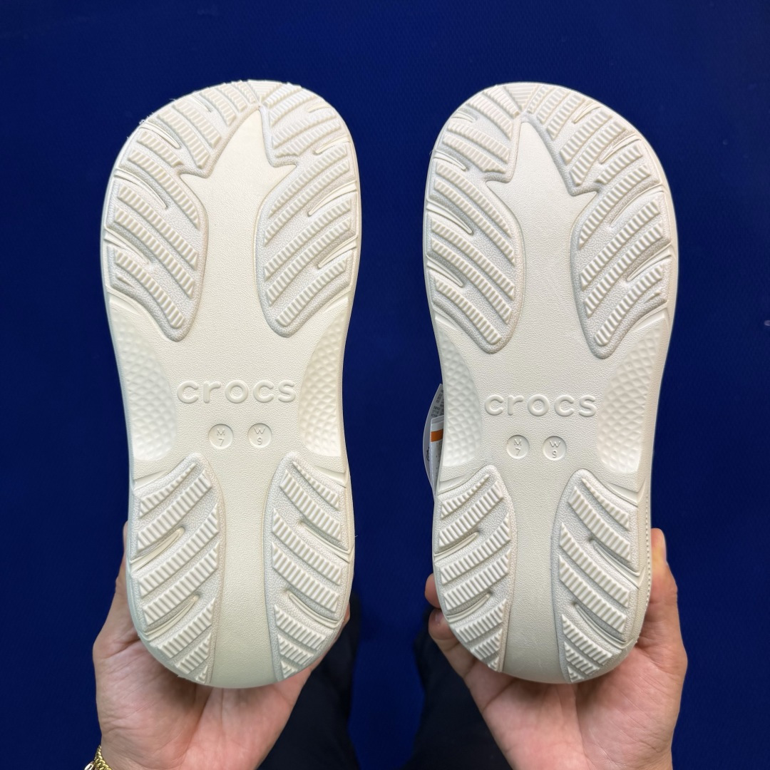 Crocs卡骆驰 洞洞鞋 运动泡芙4色原厂数据复模，双层注塑骨白 尺码：M3-M7 / 34-40M3=