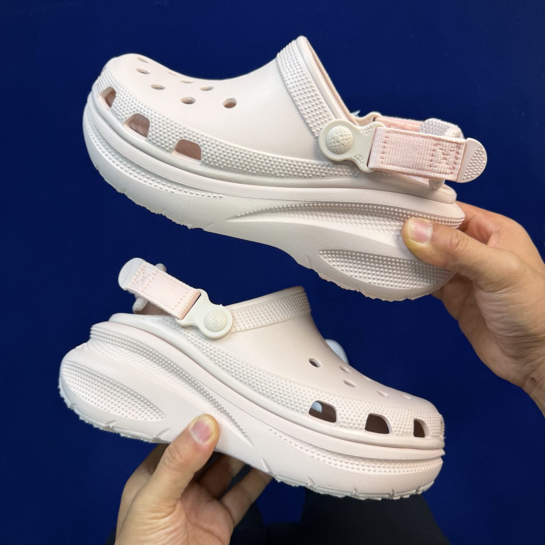 Crocs卡骆驰 洞洞鞋 运动泡芙4色原厂数据复模，双层注塑石英粉 尺码：M3-M7 / 34-40M3