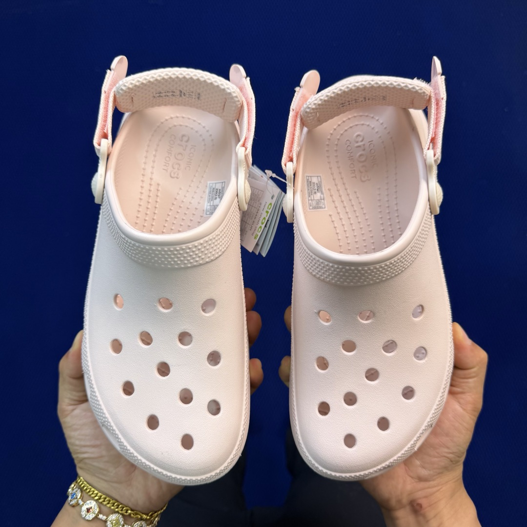 Crocs卡骆驰 洞洞鞋 运动泡芙4色原厂数据复模，双层注塑石英粉 尺码：M3-M7 / 34-40M3