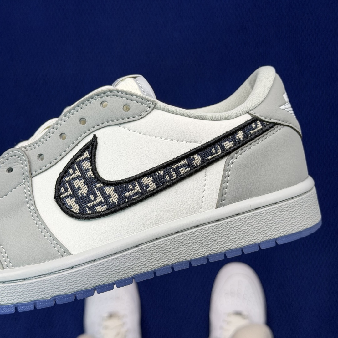 性价比头层aj1！低帮第43色！Nike Air Jordan 1 low 低帮 Dior联名货号CN8